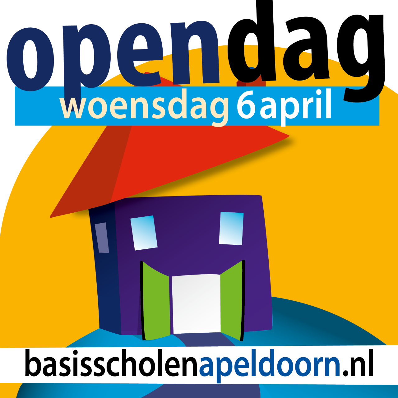 Open dag op basisscholen in Apeldoorn op 6 april a.s.
